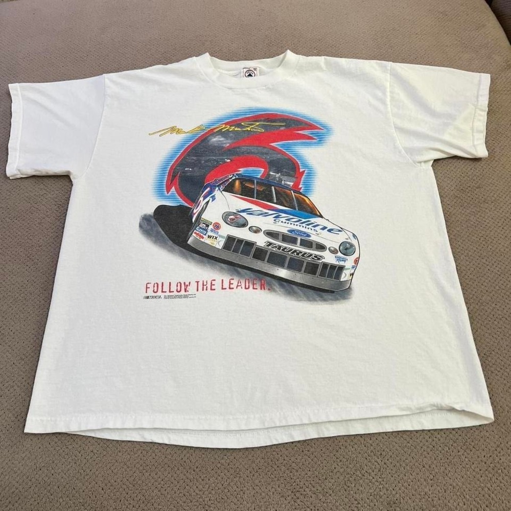 Vintage 1990s mark Martin valvoline racing tee XL